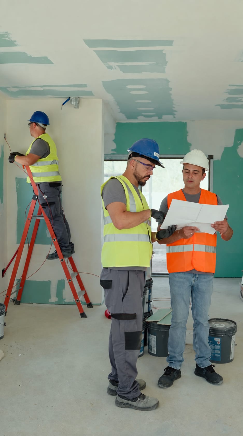 Técnico a realizar assistência elétrica